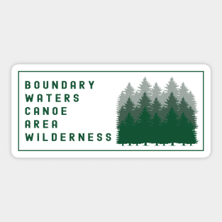 Boundary Waters Canoe Area Wilderness BWCA Sticker